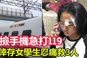 普悠瑪翻車！倖存女學生忍痛救3人 撿手機急打119 