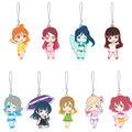 Nendoroid Plus Trading Rubber Strap - Love Live! Sunshine!! Swimsuit Ver. 9Pack BOX