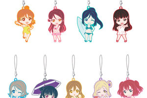 Nendoroid Plus Trading Rubber Strap - Love Live! Sunshine!! Swimsuit Ver. 9Pack BOX