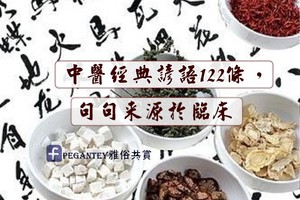 中醫經典諺語122條，句句來源於臨床