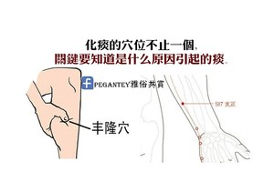 化痰的穴位不止一個，關鍵要知道是什麼原因引起的痰。