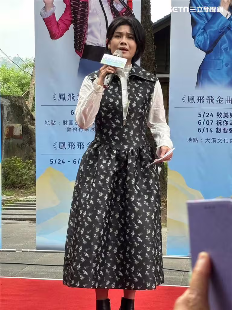 朱海君擔任活動主持人。(圖/記者鄭尹翔攝影) 朱海君擔任活動主持人。(圖/記者鄭尹翔攝影)