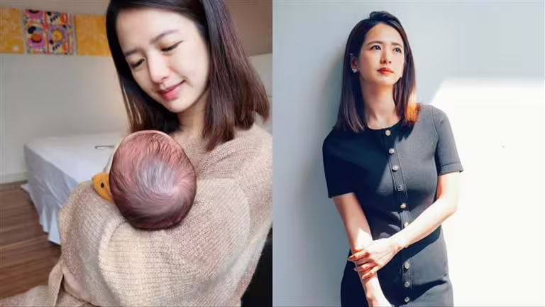 臧芮萱6個月大的兒子確診新冠肺炎。(圖/翻攝自臧芮萱IG) 臧芮萱6個月大的兒子確診新冠肺炎。(圖/翻攝自臧芮萱IG)