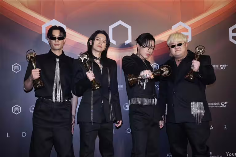 TRASH奪最佳樂團。(圖/記者鄭孟晃、趙于瑩攝影) TRASH奪最佳樂團。(圖/記者鄭孟晃、趙于瑩攝影)