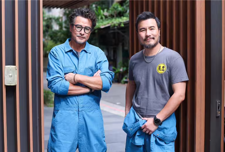 李銘順(左)、李銘忠。(陳俊吉攝) 李銘順(左)、李銘忠。(陳俊吉攝)