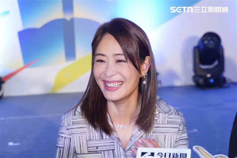賈永婕笑說在家遭霸凌。(圖/記者趙于瑩攝影) 賈永婕笑說在家遭霸凌。(圖/記者趙于瑩攝影)