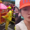 白沙屯媽祖驚見女星苦求！繞一圈真的回來 眾人齊心幫忙大喊