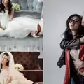 于小惠滿意洋女婿「多一個帥兒」！蔡牧霏復刻婚紗照被酸不吉利回應了