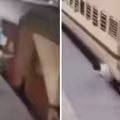 試圖跳上行駛中火車　男子遭捲入車底慘了
