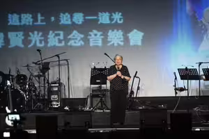 韓賢光猝逝！79歲台灣民歌之母現身追思會哽咽 遺憾這約定無法實現