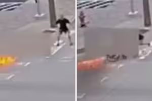 輪椅人士被丟汽油彈 慘遭推向火焰 輪椅人士被丟汽油彈 慘遭推向火焰