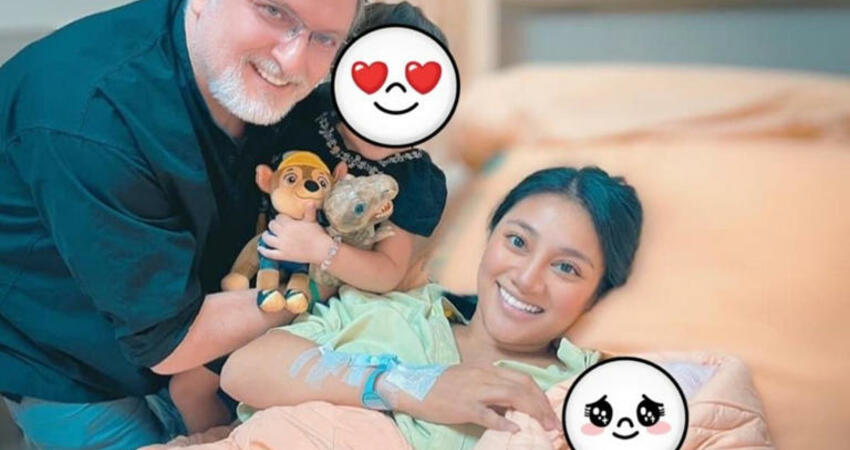 恭喜《星光》女星生了！喜曬全家合照 喊話溢奶也要上大巨蛋