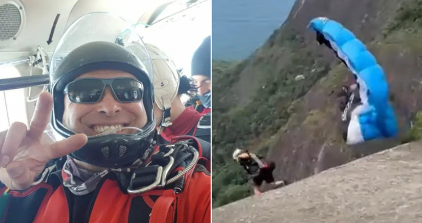 降落傘沒開！跳傘教練「墜83樓高懸崖」慘死