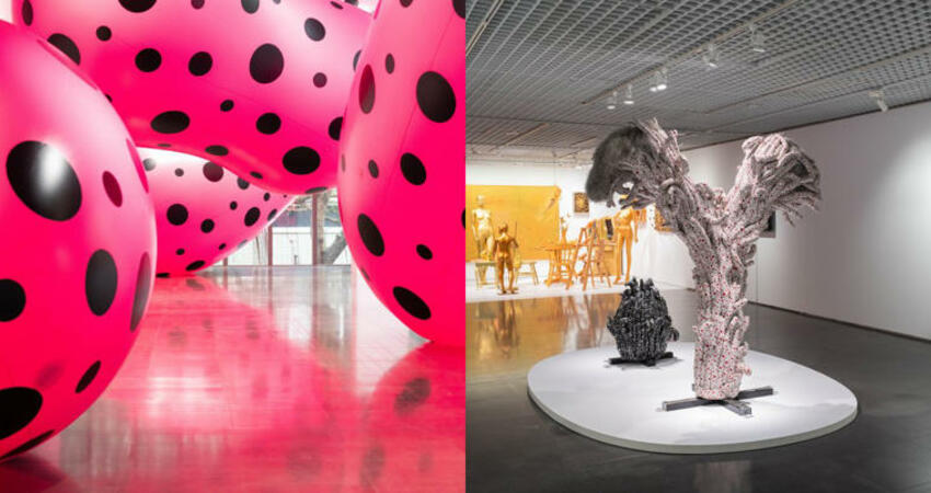 北師美術館「草間彌生大展」6大解析！26年前初臨台灣名作經典重製，「圓點女王」前半生創作軌跡一次看