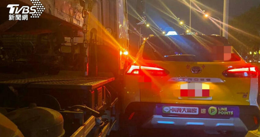 唱〈必巡〉爆紅！曾瑋中、郭婷筠趕尾牙車禍 遭大車卡死畫面曝