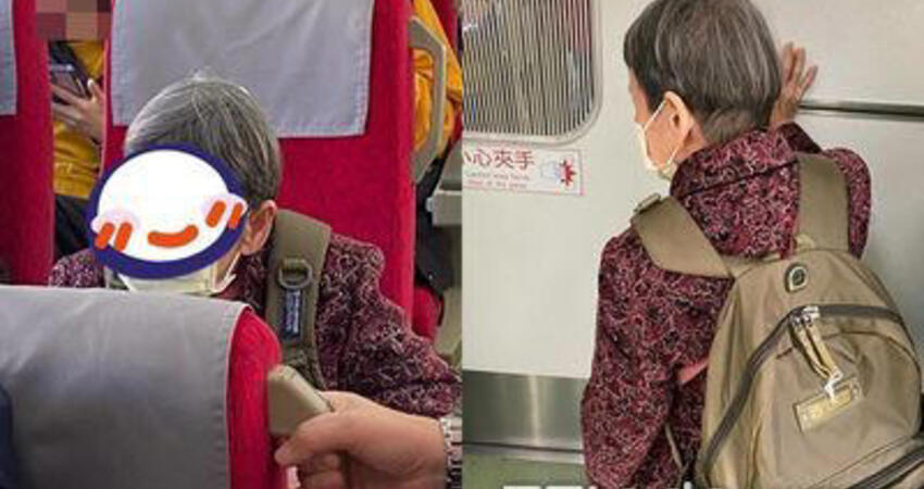 92歲阿嬤「搭台鐵獨旅」背影帥炸！ 3.5萬人狂讚：真的好福氣