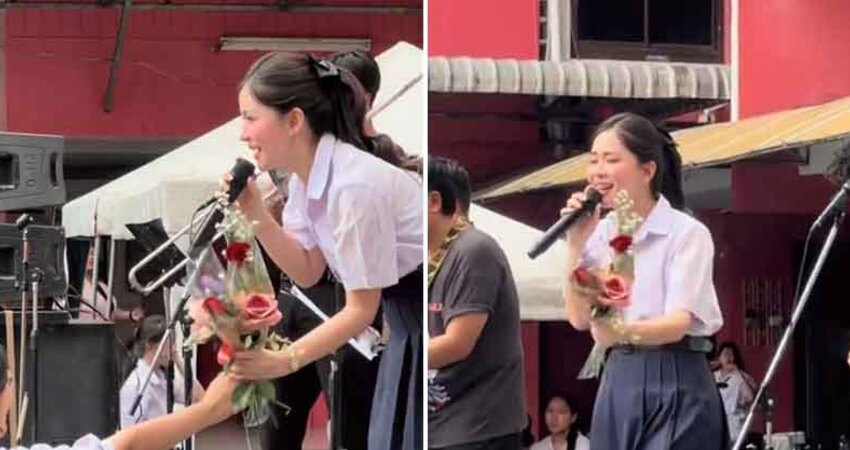 影／畢業典禮校花「其實是校長」　正面照曝光網暴動：哪裡辦入學