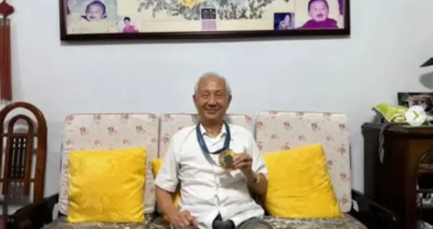 王齊麟送摯愛阿公最後一程 「現在您能陪我到處比賽了！」