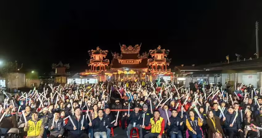 《風城唱咱的歌》台語音樂會竹市指澤宮開唱 代理市長邱臣遠與2500位市民共度美好金曲之夜
