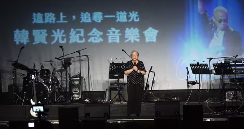 韓賢光猝逝！79歲台灣民歌之母現身追思會哽咽 遺憾這約定無法實現