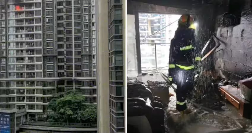 15樓突發大火！一家四口「教科書級自救」　靠「簡單步驟」成功逃生