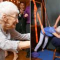 駝背嚴重的87歲老阿嬤跟著指導做瑜伽，看似折磨老人家的動作卻讓她獲得不可能發生的奇蹟！
