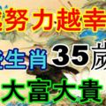 越努力越幸運，這些生肖35歲後財運飆升，大富大貴！