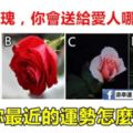 心理學：四朵玫瑰，你會送給愛人哪一朵？測你最近的運勢怎麼樣？