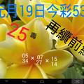1/19今彩539