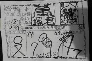 3/29萬塚君~六合彩參考