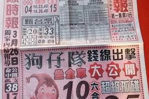 3/29國際時報~六合彩參考
