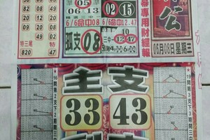 6/8石頭公~六合彩參考