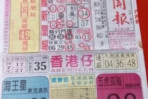 6/11中國新聞報~六合彩參考