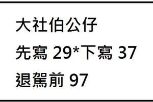 6/11大社伯公仔~六合彩參考看