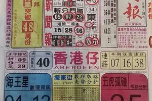 9/13中國新聞報~六合彩參考看