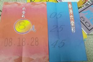 12/1香港六合彩尾數5尾.8尾參考看看~祝大家今晚中2.3.4星