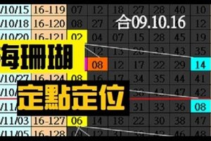 11月8日 六合彩 海珊瑚 定點定位獨碰二星