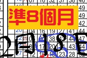 2月18日 六合彩 準8個月 獨支專車