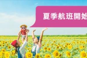 樂桃航空2018年夏季航班，開始販售