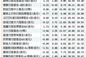 基金理財: 印度股票其遠 定期定額較佳