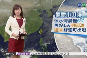 淡水清晨僅6℃ 明回溫週末舒適