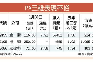 IQE強勢反彈 PA三雄走穩