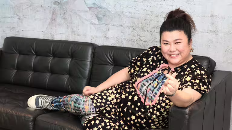 林美秀入圍金曲歌后。(圖/張哲鳴攝) 林美秀入圍金曲歌后。(圖/張哲鳴攝)
