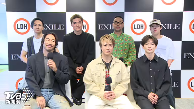 EXILE放浪兄弟首次在台舉辦粉絲見面會。(圖/TVBS) EXILE放浪兄弟首次在台舉辦粉絲見面會。(圖/TVBS)