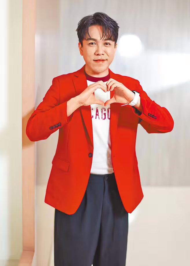 孝順的許志豪開心被叫「媽寶」。(陳俊吉攝) 孝順的許志豪開心被叫「媽寶」。(陳俊吉攝)