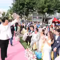 諧音愛你愛我我愛你！台中455對結連理