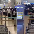 中國客機場集體插隊　暴衝撞傷工作人員