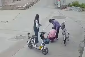 國中妹好心扶摔車老人　婦反提告：賠我100萬