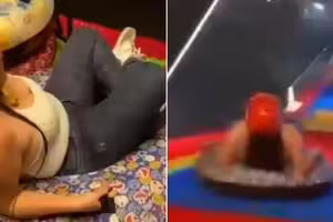 影／女子玩遊樂園巨型滑梯出意外！被甩出重摔身亡