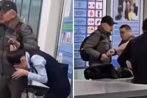 女地勤遭劫持！大叔1招機智奪刀制服　超狂職業被起底